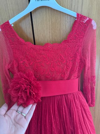 Vestido rojo FUTURINO
