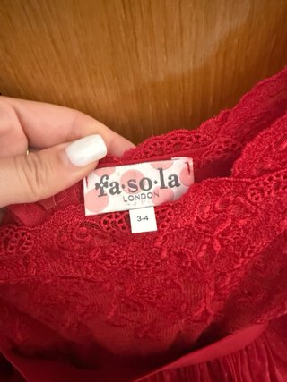 Vestido rojo FUTURINO