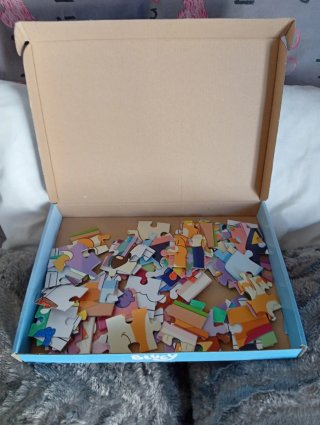 Puzzle Bluey 60 piezas Doble Cara