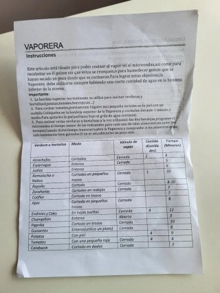 Vaporera Nueva Microondas 2 Capas