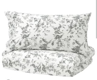 Funda Nórdica Ikea Gris y Blanca
