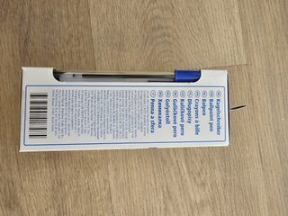 Caja 50 bolígrafos Aro tinta azul
