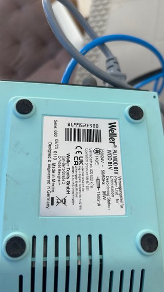 Soldador Weller WDD81V Set 230V