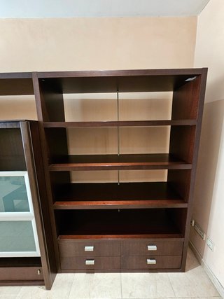 Muebles Salón Madera Wengué. Venta por separado.