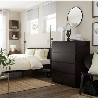 Cómoda Ikea Negra Madera
