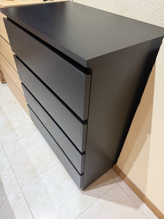 Cómoda Ikea Negra Madera