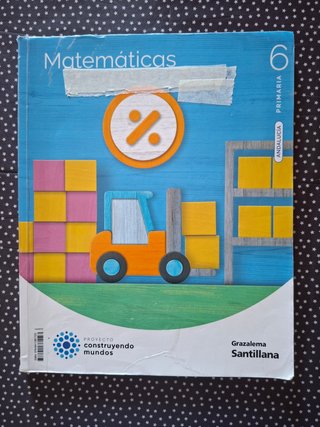 Matemáticas, 6 Primaria, Construyendo Mundos