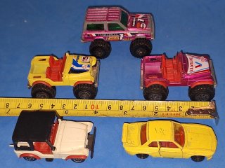 Lote coches Guisval años 80