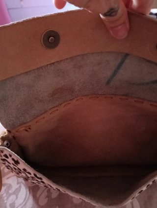 Bolso piel estampado animal print
