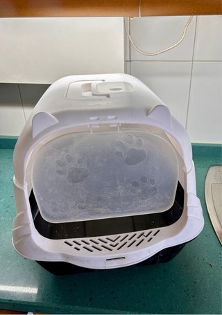 Box per sabbia per gatti con filtro
