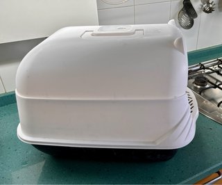 Box per sabbia per gatti con filtro