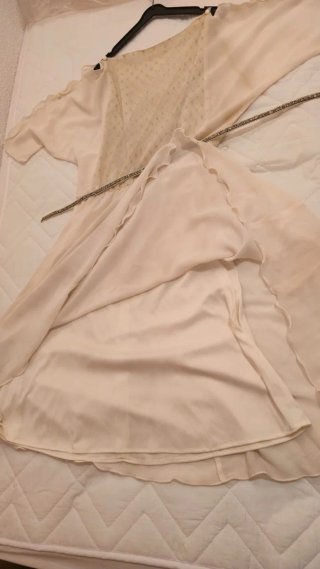 Vestido de novia vintage original de 1977