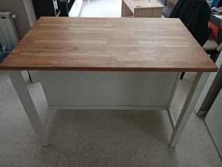 Isla de Cocina Madera y Metal