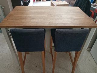 Isla de Cocina Madera y Metal