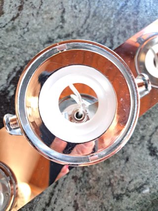 Aplique LED Metal Madera Dorado Plateado