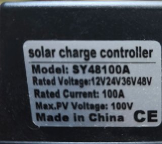 Regulador Solar MPPT 100A 12V/24V/36V/48V