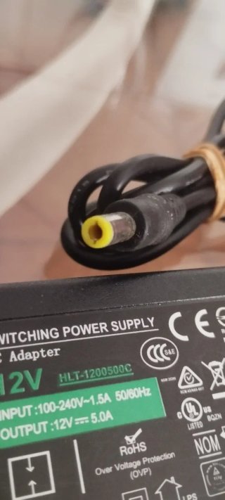 Adaptador Corriente HLT 12V 5A