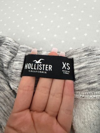 Pantalón chándal Hollister gris