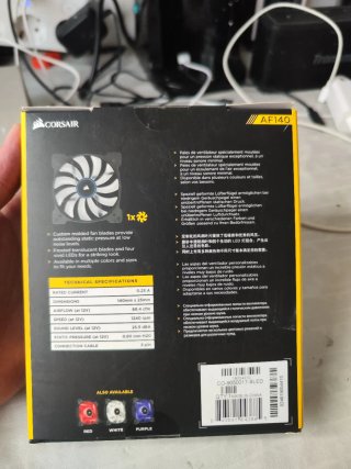 Corsair AF140 LED Blue Ventilador PC