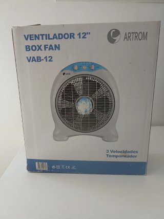 Ventilador ARTROM gris y azul