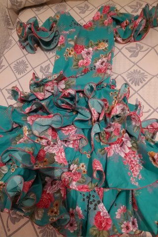 Traje Flamenca Niña Talla 9
