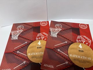 2 Libros Matemáticas 4 ESO Anaya