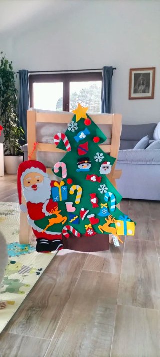 Árbol de Navidad de Fieltro