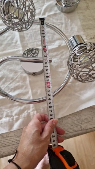 Lámpara de techo y 2 apliques