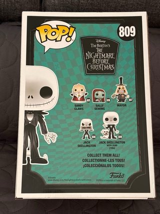 Funko Pop! Jack Skellington y Zero 10” - 809