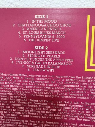 Vinilo Glenn Miller Orchestra In The Mood