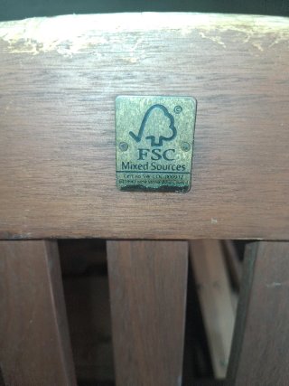 2 Sillas Plegables Madera FSC
