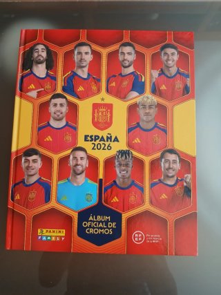 Álbum completo España 2026 Con los 72 cromos Sandr