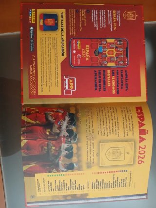 Álbum completo España 2026 Con los 72 cromos Sandr