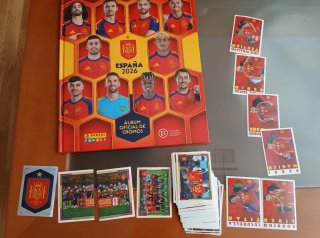 Álbum completo España 2026 Con los 72 cromos Sandr