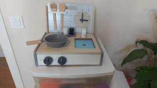 Cocinita madera plegable