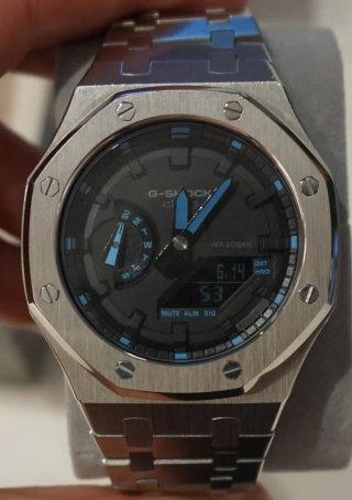 Casioak Mod GA2100 G-Shock Reloj Modificado