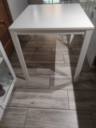 Mesa extensible VIHALS Ikea blanca