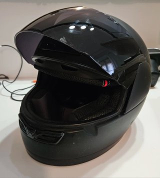 Casco Moto NZI Negro Mate