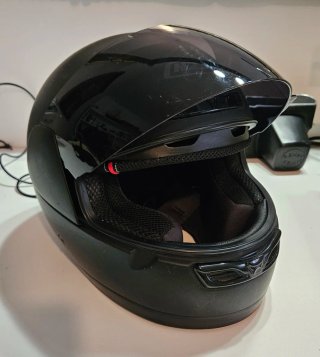 Casco Moto NZI Negro Mate
