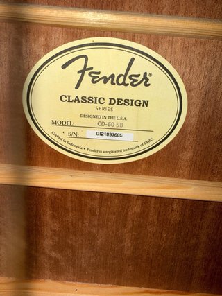 Guitarra Acústica Fender Sunburst
