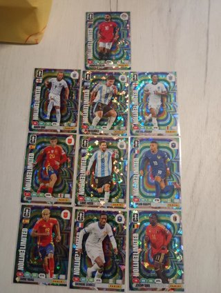 Lote 10 Cromos Edición Limitada Holográficos
