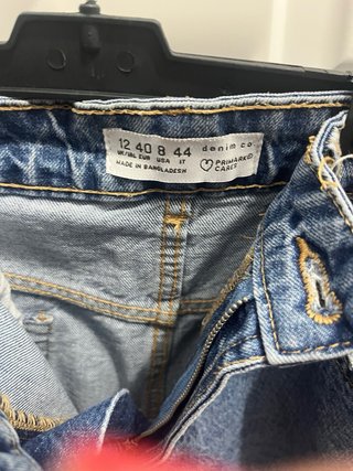 Pantalones cortos vaqueros azules