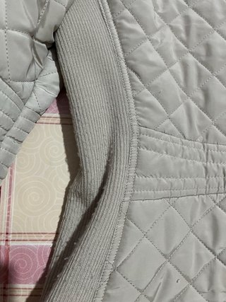 Chaqueta acolchada Zara Beige Talla L