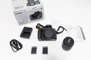 Cámara Canon EOS 77D Kit EF-S 18-55mm + 1 Batería