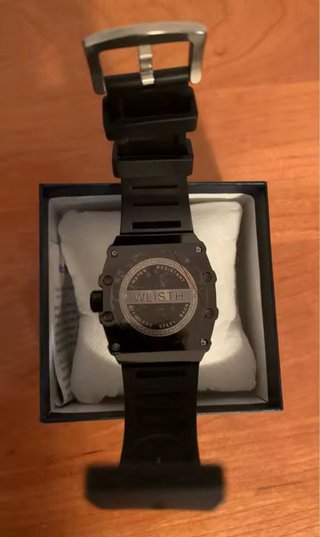 Reloj Deportivo Hombre Negro