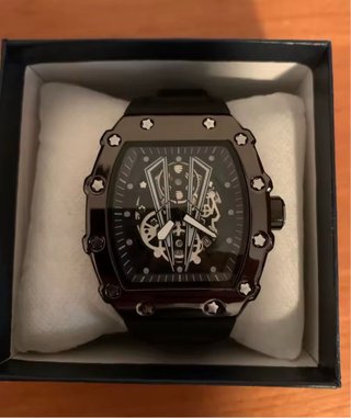 Reloj Deportivo Hombre Negro