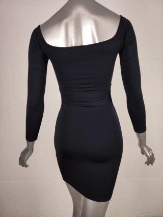 Tubino nero Bershka manica lunga