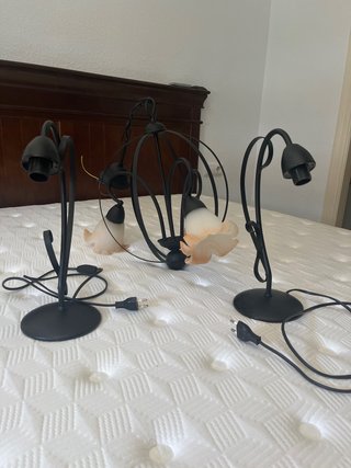 Lámpara de mesa y colgante
