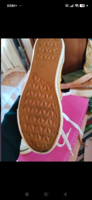 Zapatillas Loneta Amarillas Talla 39