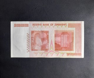🇿🇼 Billete 50 Billones Zimbabue